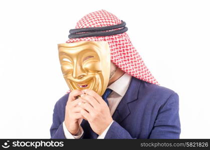 Arab man hypocrisy concept