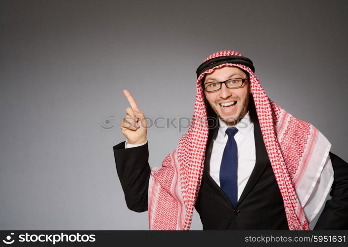 Arab man in diversity concept