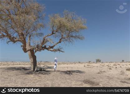 Arab man in the desert