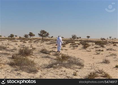 Arab man in the desert