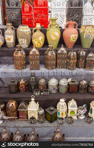 Arab old vases and lamps