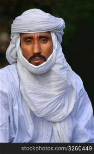 Arabic Muslim in traditional dress