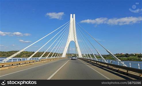 Arade River Bridge at Portimao, Algarve Portugal