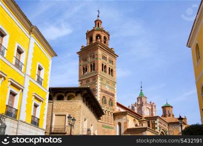 Aragon Teruel Cathedral and Ayuntamiento City Town Hall in Spain