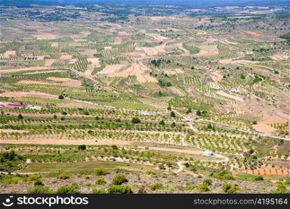 Aras de los Olmos valley in Valencia province Spain