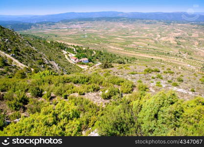 Aras de los Olmos valley in Valencia province Spain
