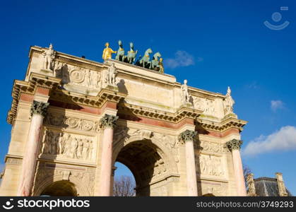 Arc De Triomf is popular with tourists Near Louvre Museum