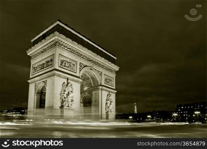 Arc de triomphe, Charles de Gaulle square, Paris, France