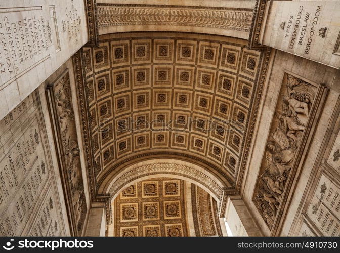 Arc de Triomphe in Paris Arch of Triumph at France