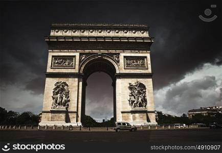 Arc de Triomphe in Paris Arch of Triumph at France