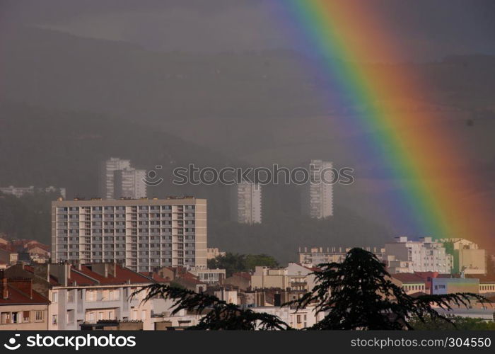 arc en ciel,saint etienne,loire,france