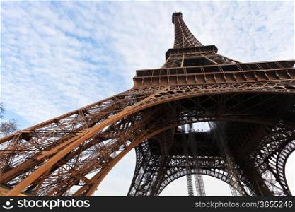 arch abutments of eiffel tower in Paris