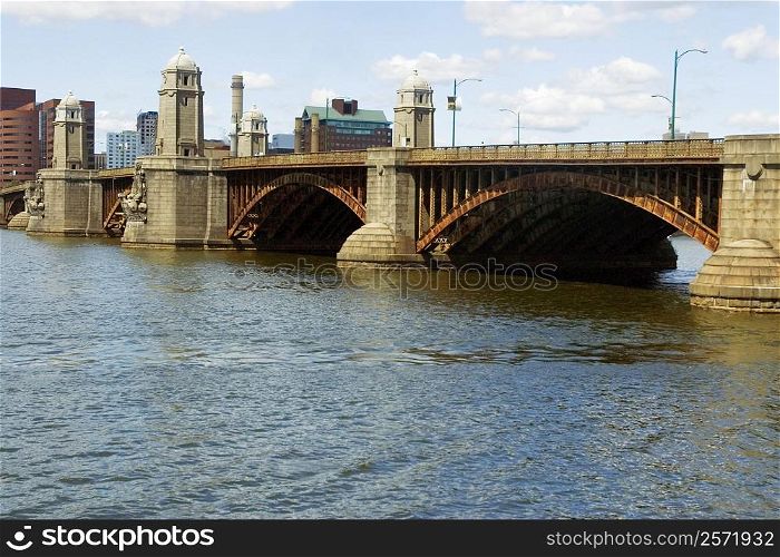 Arch bridge over a river, Charles River, Boston, Massachusetts, USA