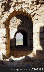 Arch in roman bath in Antiohia Pisidia near Yalvac, Turkey