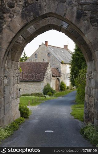 Arch in Yevre-le-chatel, Loiret, Centre, France