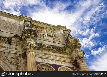 Arch of Constantine in Rome, Italy