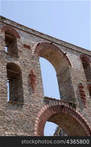 Arched stone structure, kavala, Greece