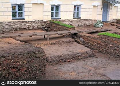 archeological excavations