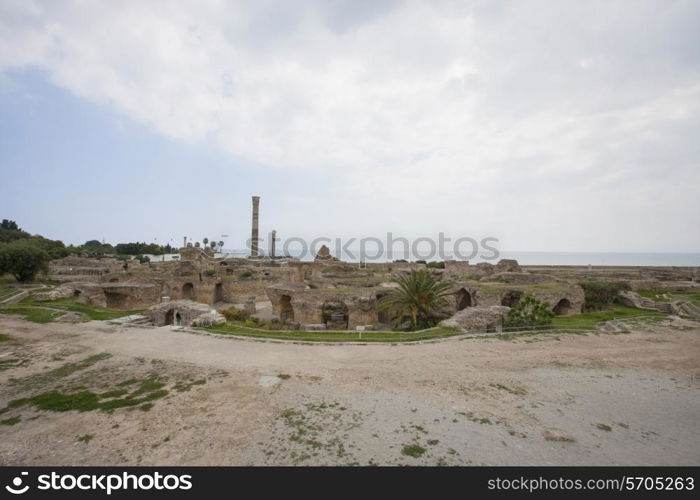 Archeological site of Carthage; Antonine Thermae; Tunis; Tunisia