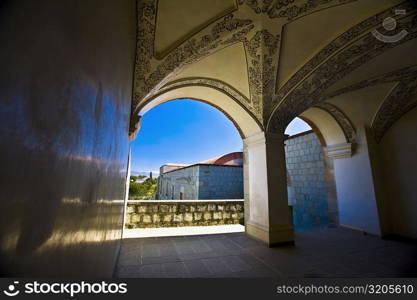 Arches in an art museum, Santo Domingo, Oaxaca, Oaxaca State, Mexico