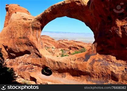 Arches National  Park, Utah, USA. Beautiful natural landscapes