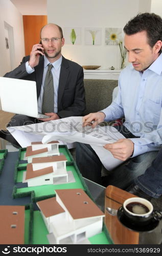 Architect and client