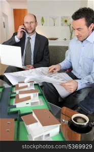 Architect and client