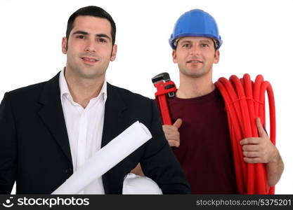 Architect and plumber