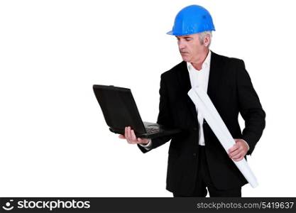 Architect with a laptop