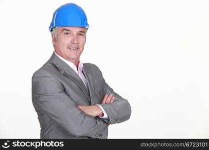 Architect with his arms folded