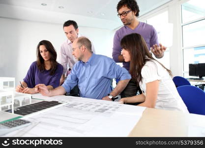 Architects brainstorming