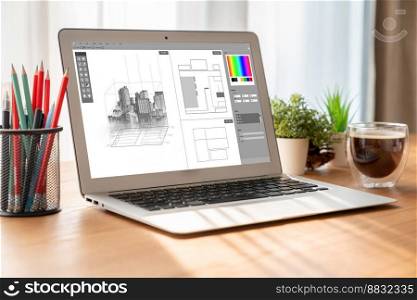 Architectural design modish software application for architect business and professional designer. Architectural design modish software application for architect business