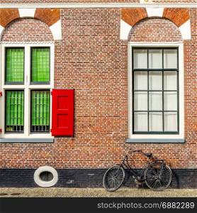 Architectural detail in Alkmaar, the Netherlands