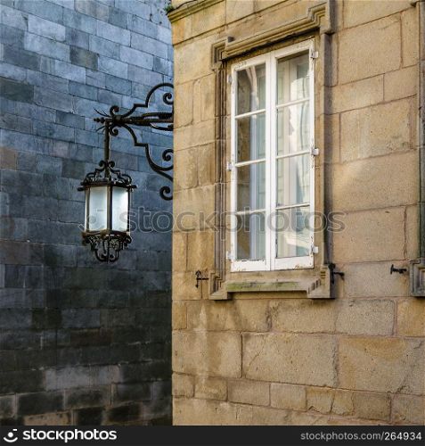 Architectural detail in Santiago de Compostela, Galicia, northern Spain
