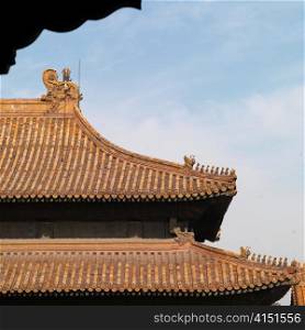 Architectural detail of a palace in Forbidden City, Beijing, China