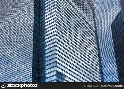 architecture and construction concept - modern office building facade. modern office building facade