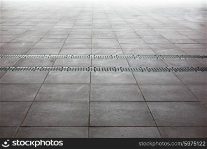 architecture, background and texture concept - tiled floor backdrop