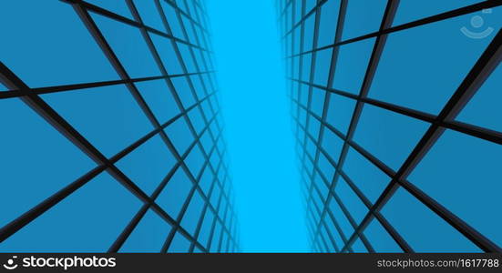 Architecture building 3d illustration, 3D illustration architecture building perspective lines, modern urban architecture abstract background design, Abstract Architecture Background.. 3D illustration architecture building perspective lines.