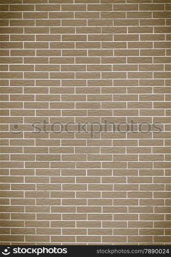 Architecture. Closeup of brown brick wall as background texture or pattern.