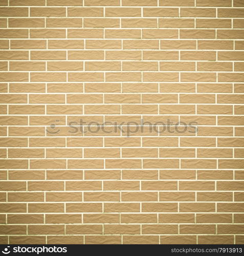 Architecture. Closeup of brown brick wall as texture or background. Architectural detail.