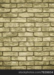 Architecture. Closeup of gray brick wall as texture or background. Architectural detail.