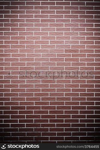 Architecture. Closeup of red brick wall as background texture or pattern.
