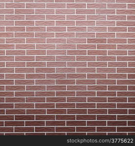 Architecture. Closeup of red brick wall as background texture or pattern. Square format