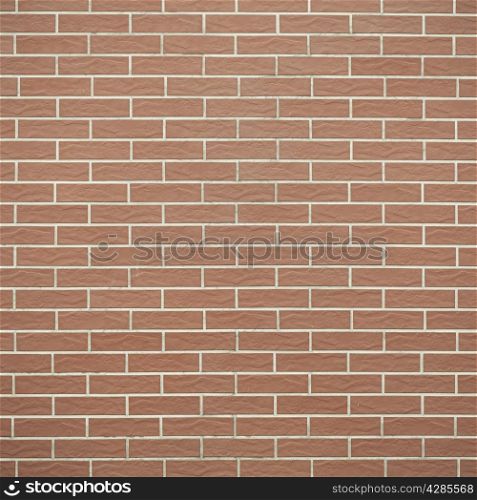 Architecture. Closeup of red brick wall as texture or background. Architectural detail.