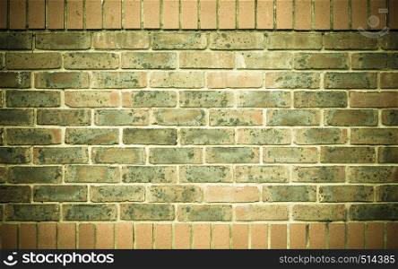 Architecture. Closeup of red brown brick wall as texture or background. Architectural detail.