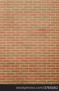 Architecture. Closeup of red orange brick wall as background texture or pattern.