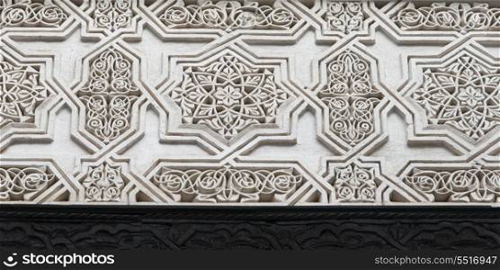 Architecture detail of the La Sultana Hotel, Medina, Marrakesh, Morocco