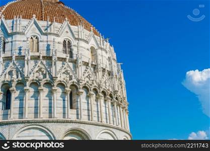 Architecture elements of historic building in Pisa Italy. Architecture elements of historic building in Pisa