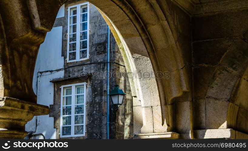 Architecture in Santiago de Compostela, northern Spain