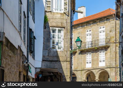 Architecture in Santiago de Compostela, northern Spain